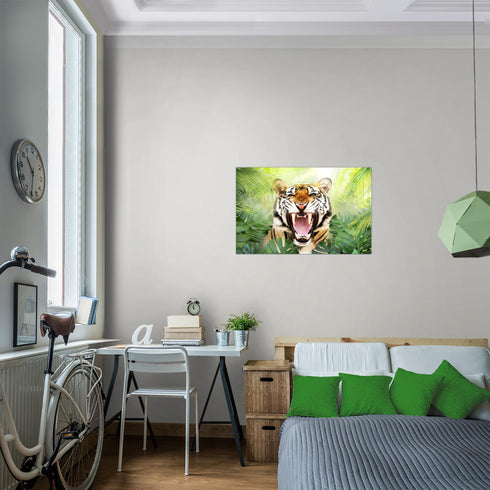 Wandbilder Wohnzimmer XXL Tieger Abstrakt Moderne Bilder Tiere